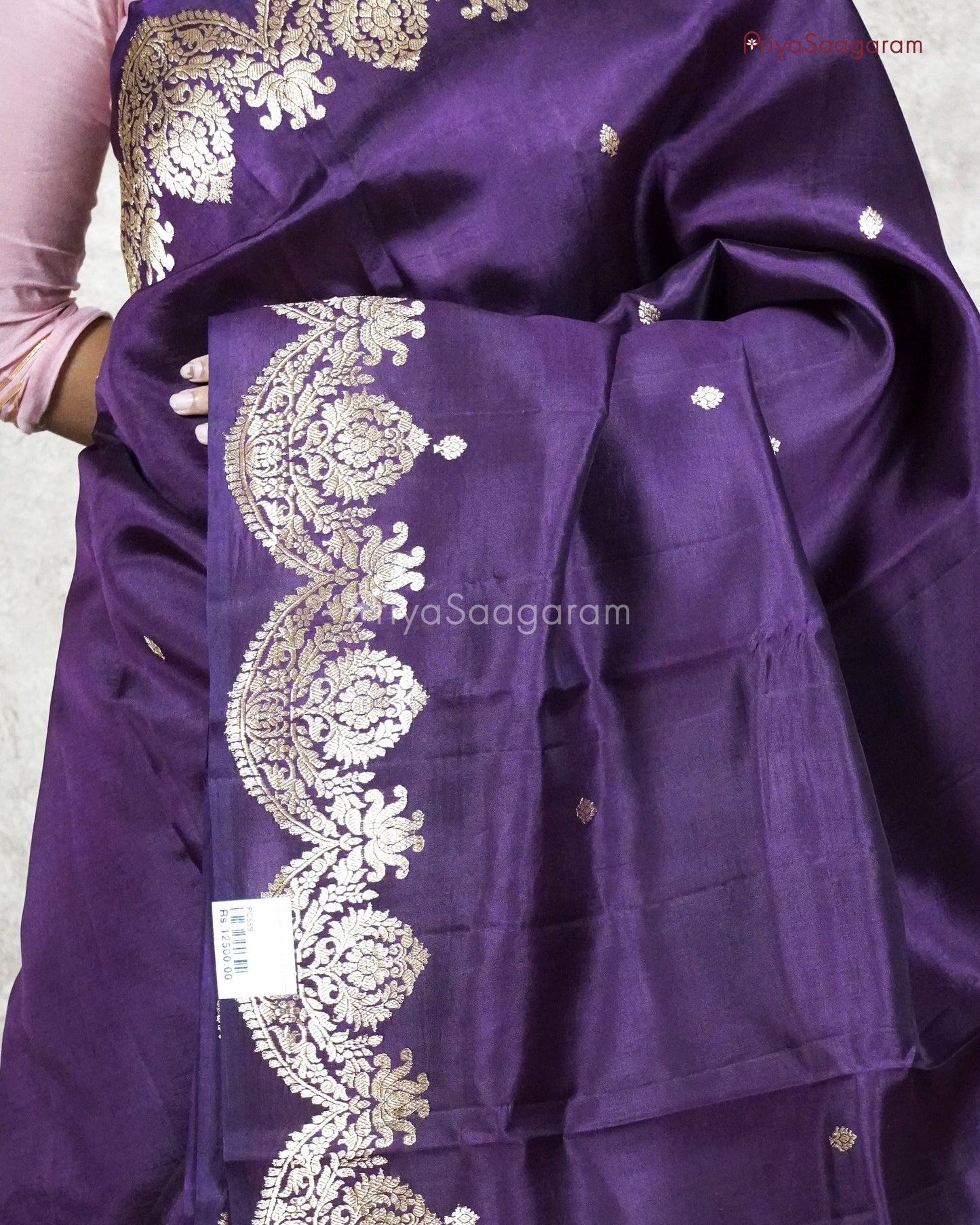 Deep Purple Raw Mango Silk - PC559