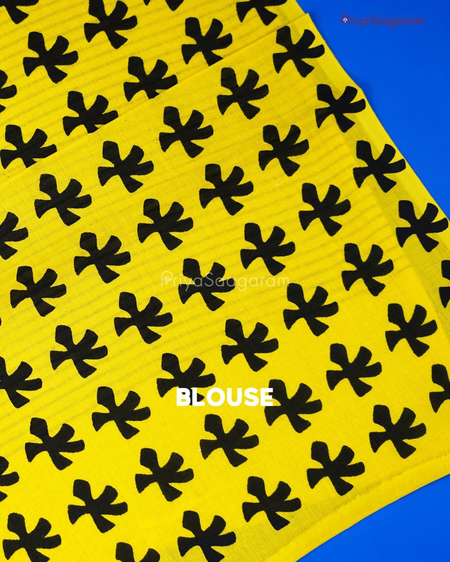 Cadmium Maanga Motif Mulmul - PD242
