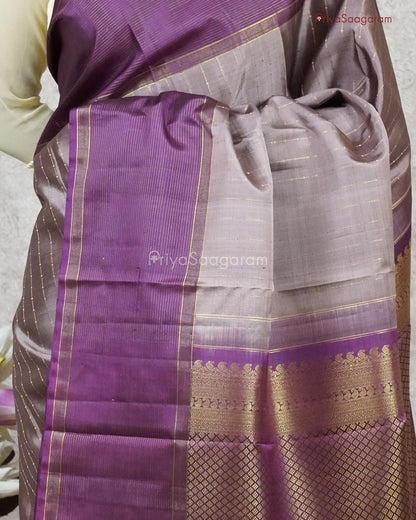 Wenge Brown Kanchipuram - L12351