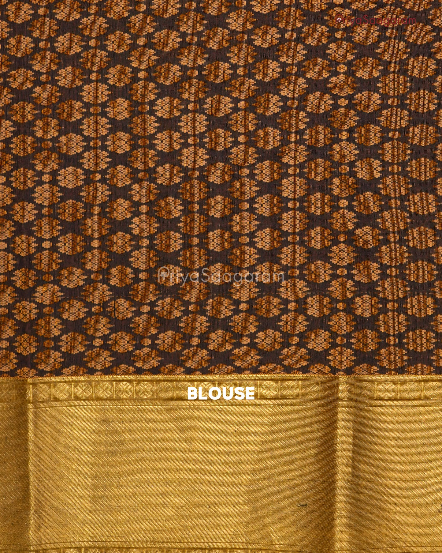 Black Gopuram Chettinad Cotton - N120