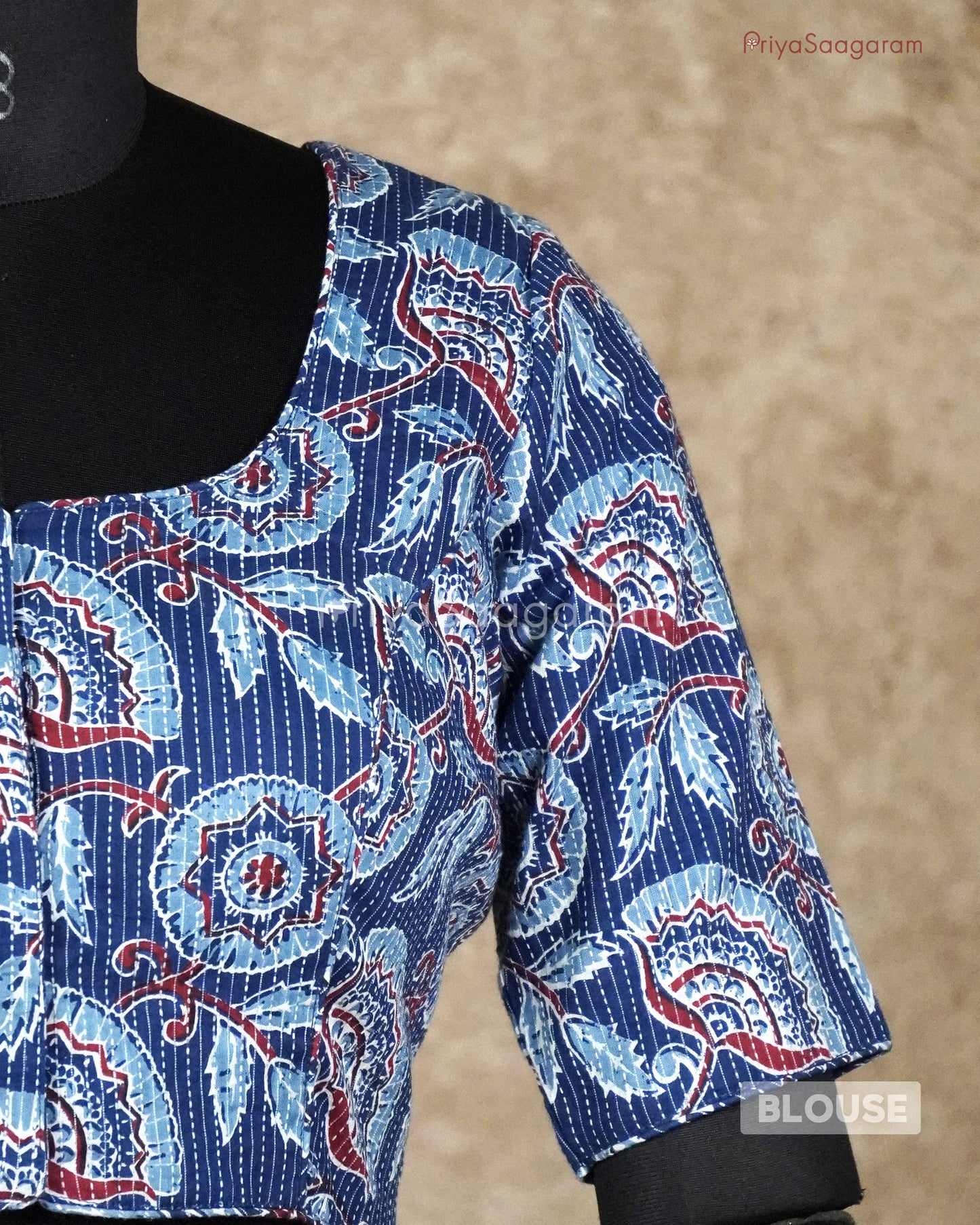 Blue Readywear Blouse - L3520