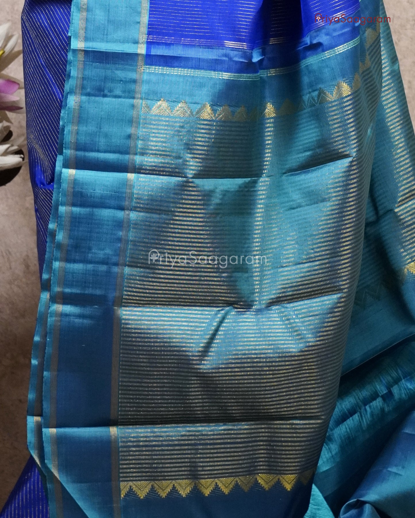 Indigo Blue Kanchipuram - M567