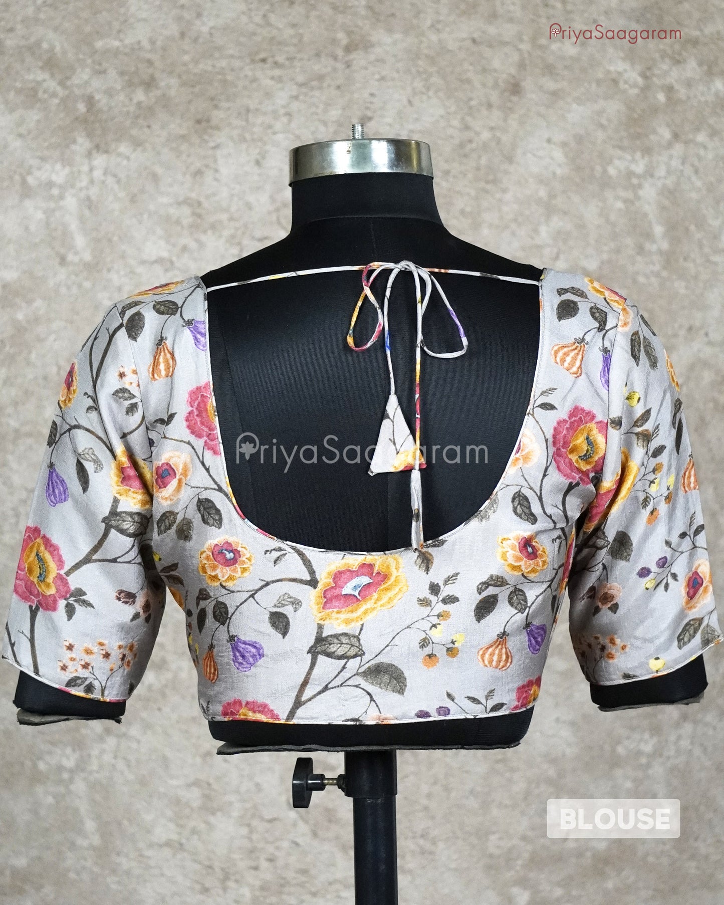 Grey Readymade Blouse - L3571