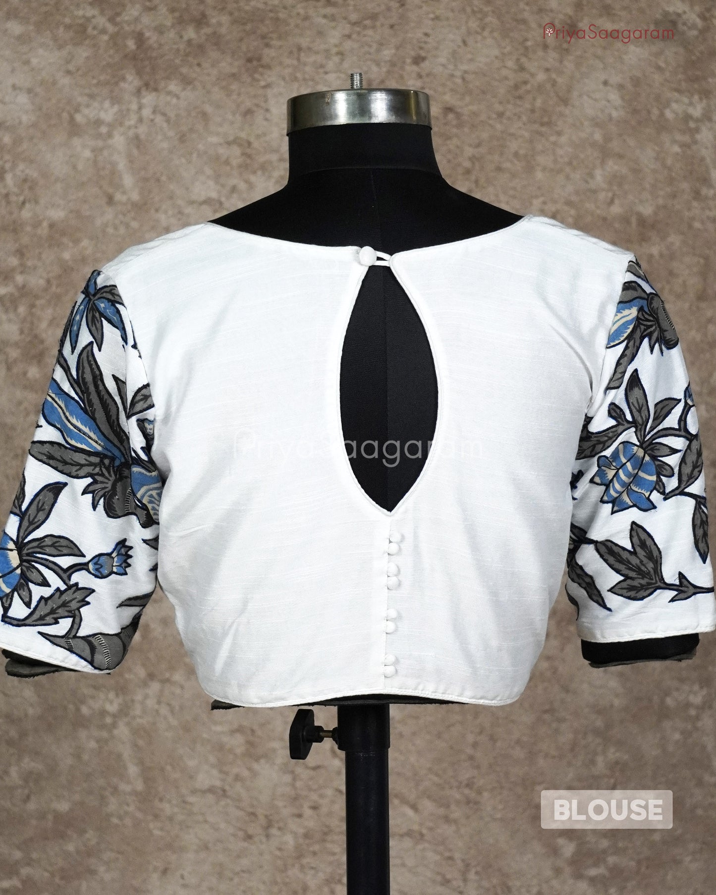 White Readywear Blouse - L3612