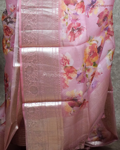 Baby Pink Kora Organza - PC516