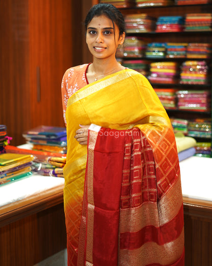 Red Yellow Russian Silk - PE362