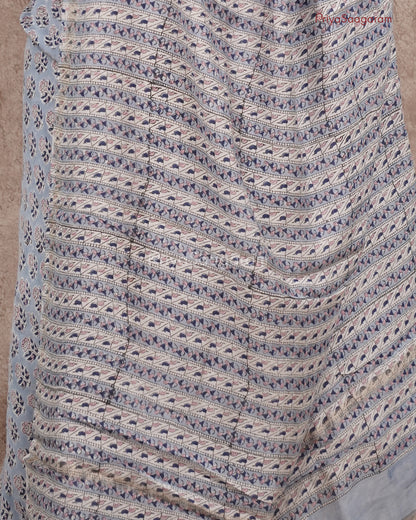 Modern Blue Chanderi - PC1790