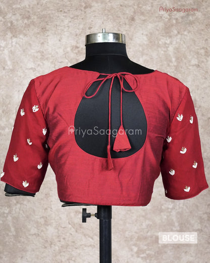 Red Readywear Blouse - L4406