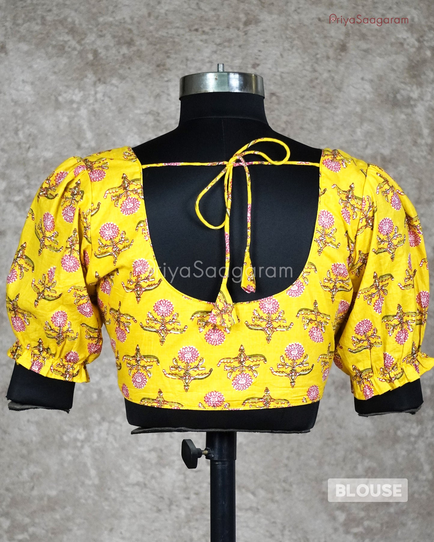 Yellow Readywear Blouse - L3126