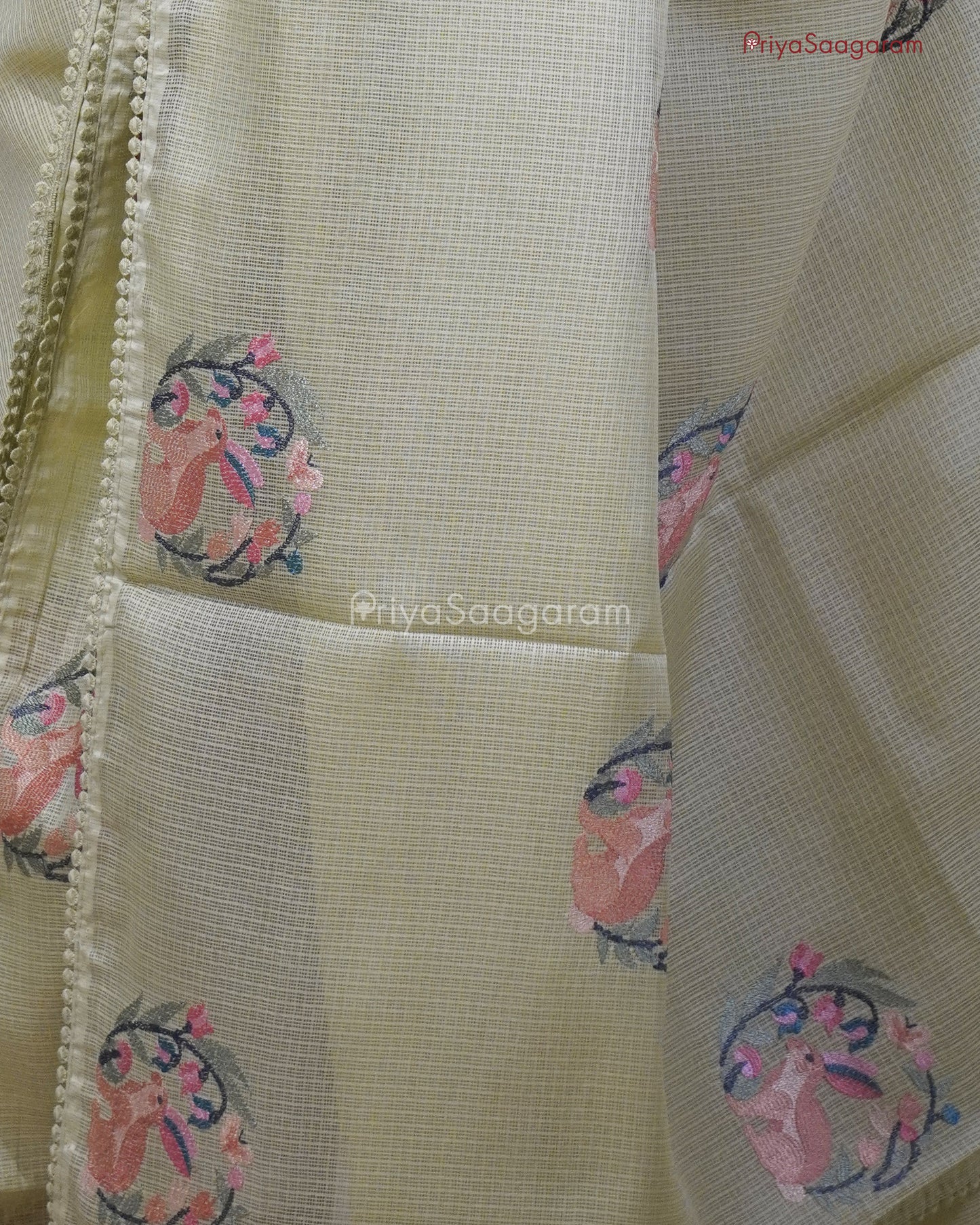 Green Embroidery Kota - PC3571
