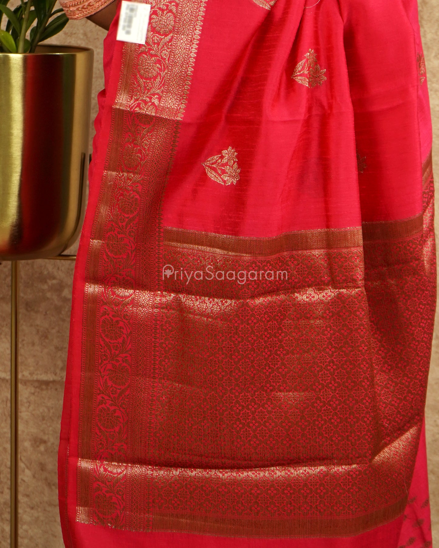 Bright Pink Matka Silk - PD4123