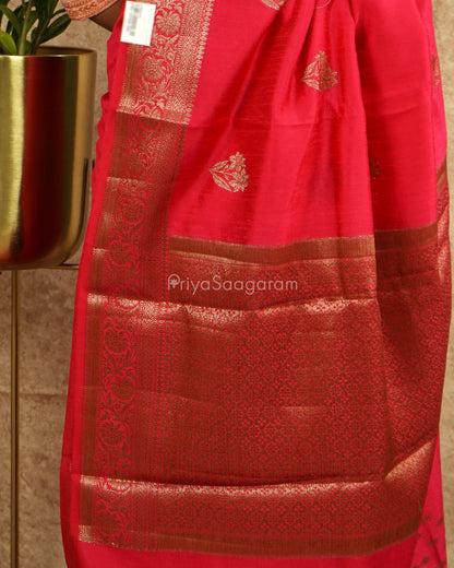 Bright Pink Matka Silk - PD4123