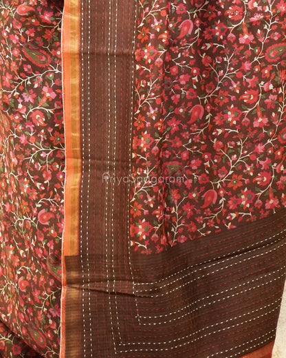 Bright Floral Chanderi - PC1365