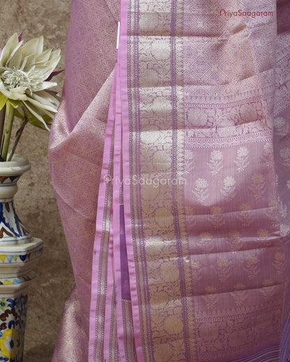 Blushing Purple Muslin Silk - PD69