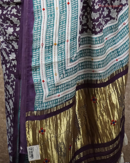 Lavender Modal Tussar - PC1817