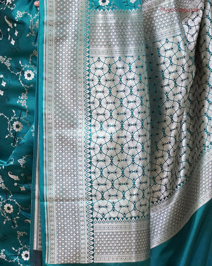 Persian Green Satin Katan - PC3636