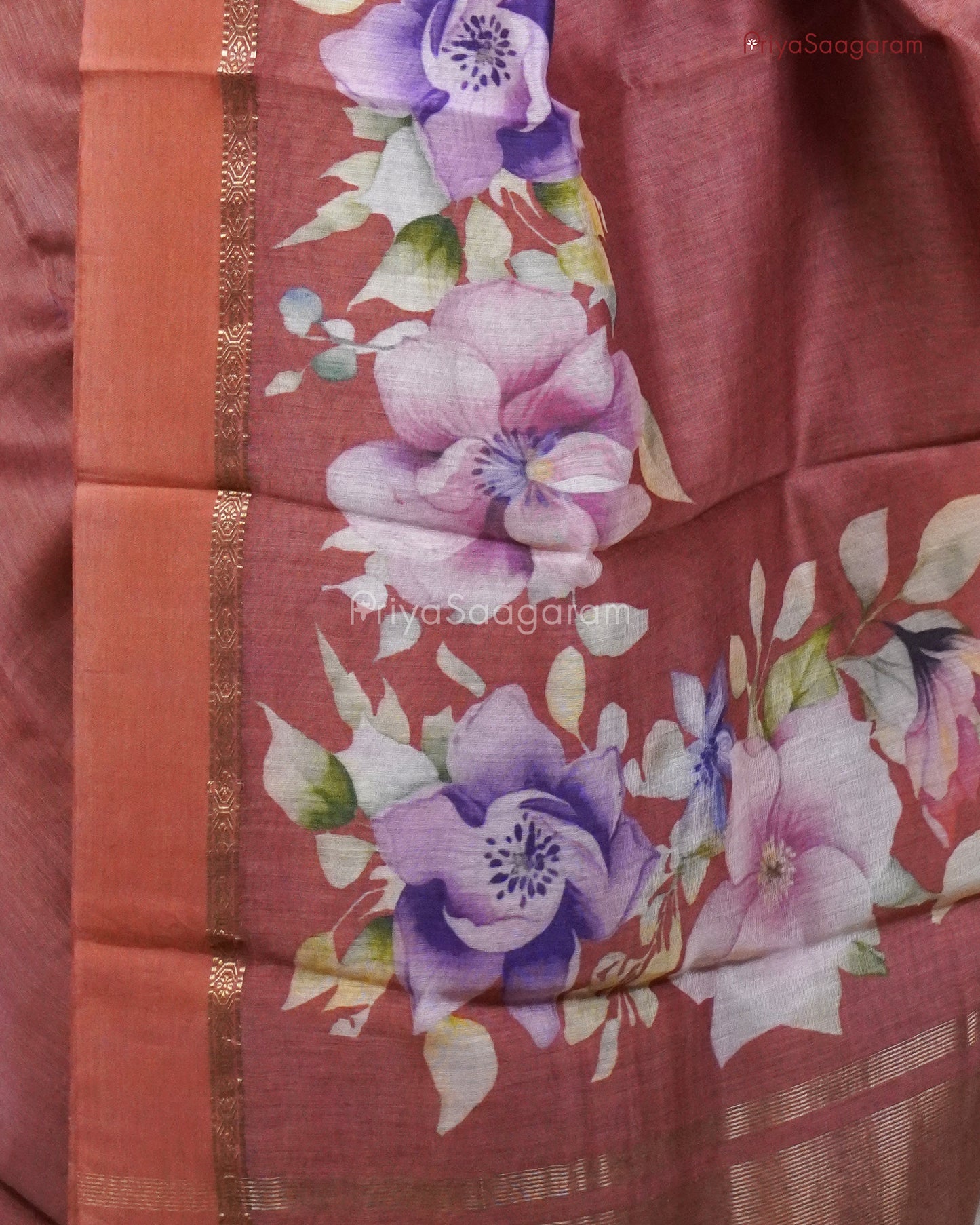 Rustic Orange Moonga Silk - PC1354