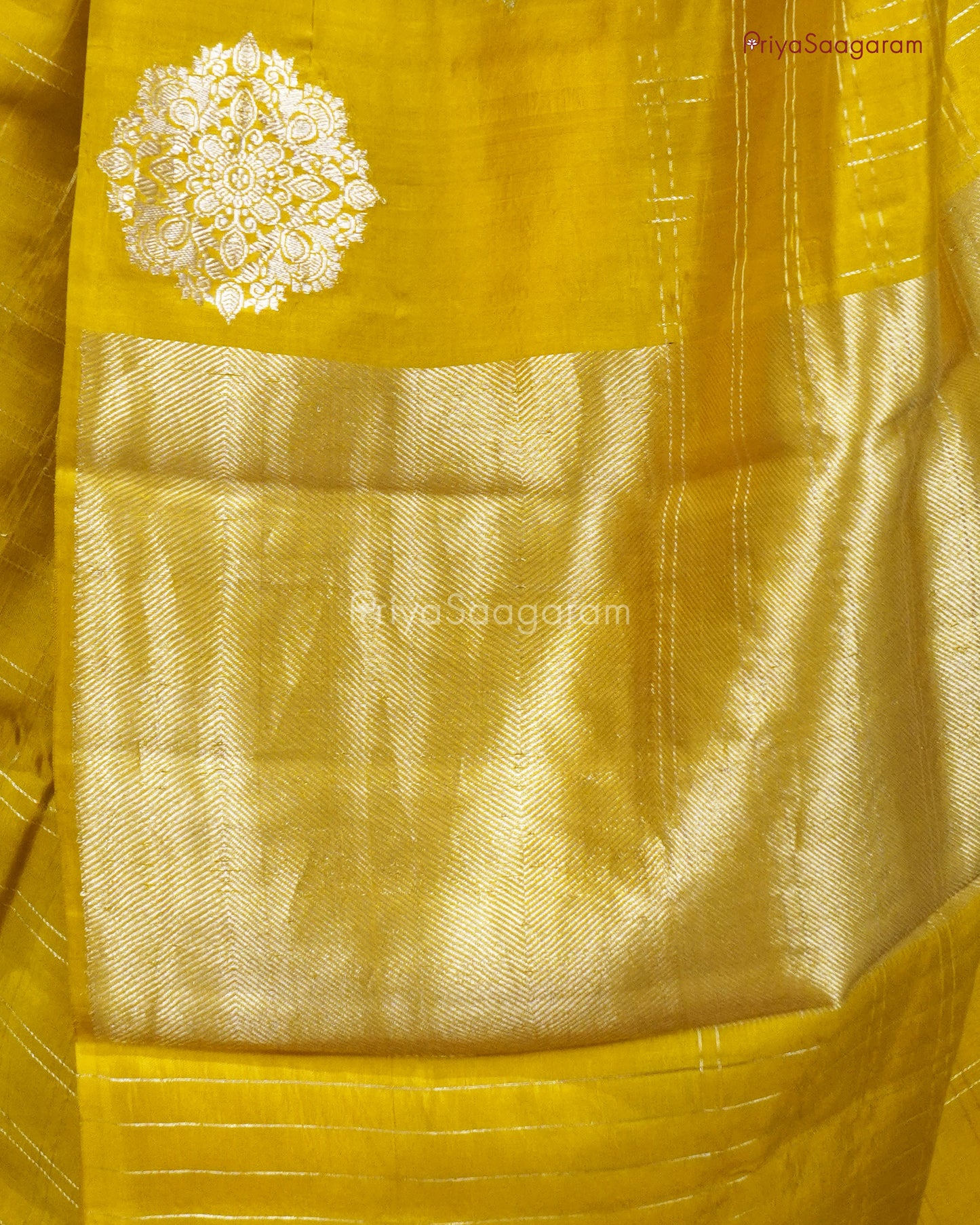 Butterscotch Yellow Raw Mango Silk - PC3595