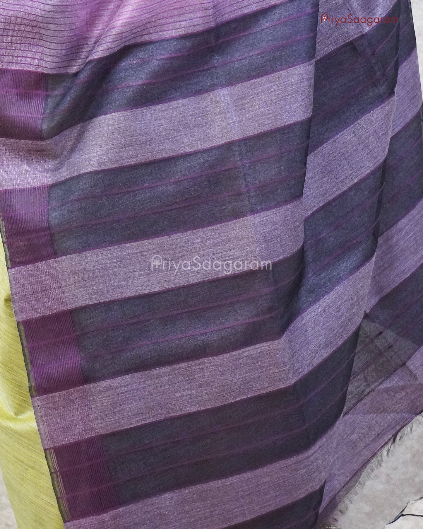 Sangria Purple Organza Tussar - PC2898