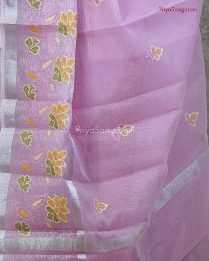 Ballet Pink Embroidery Kota - PC3613