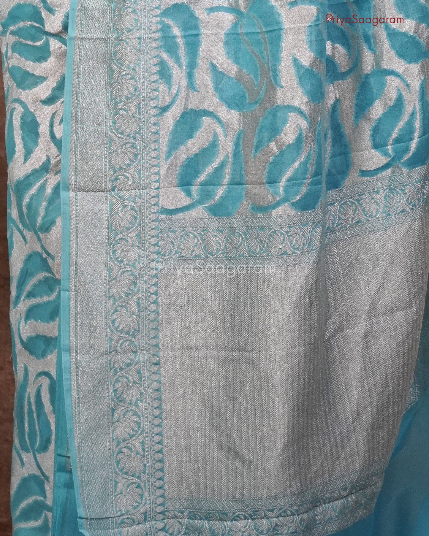 Sky Blue Georgette - PC3080