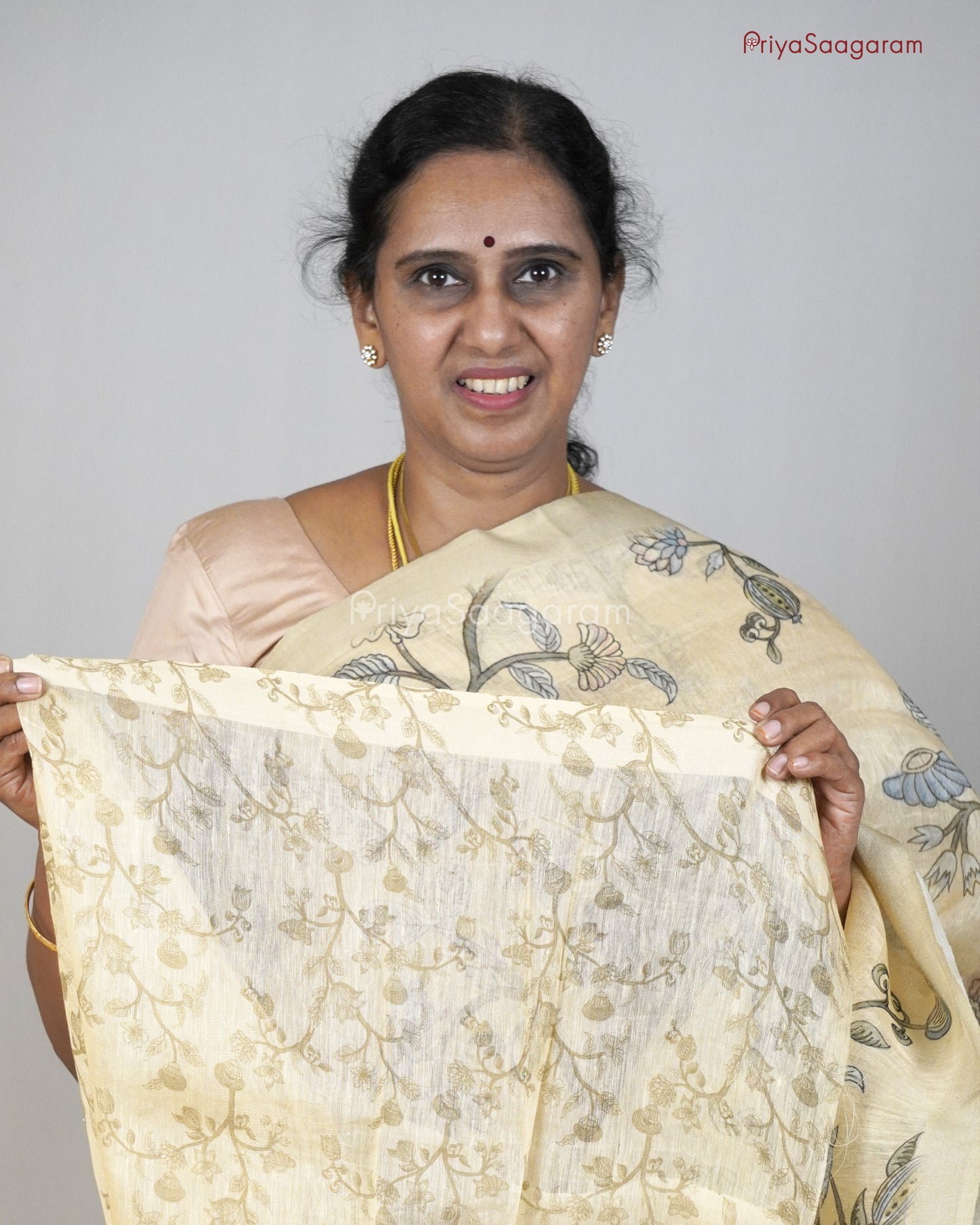 Cream White Pure Linen - PB1777