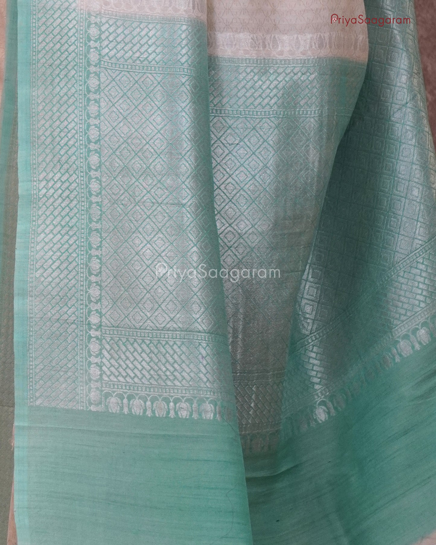 Dreamy Cream Organic Tussar - PC374