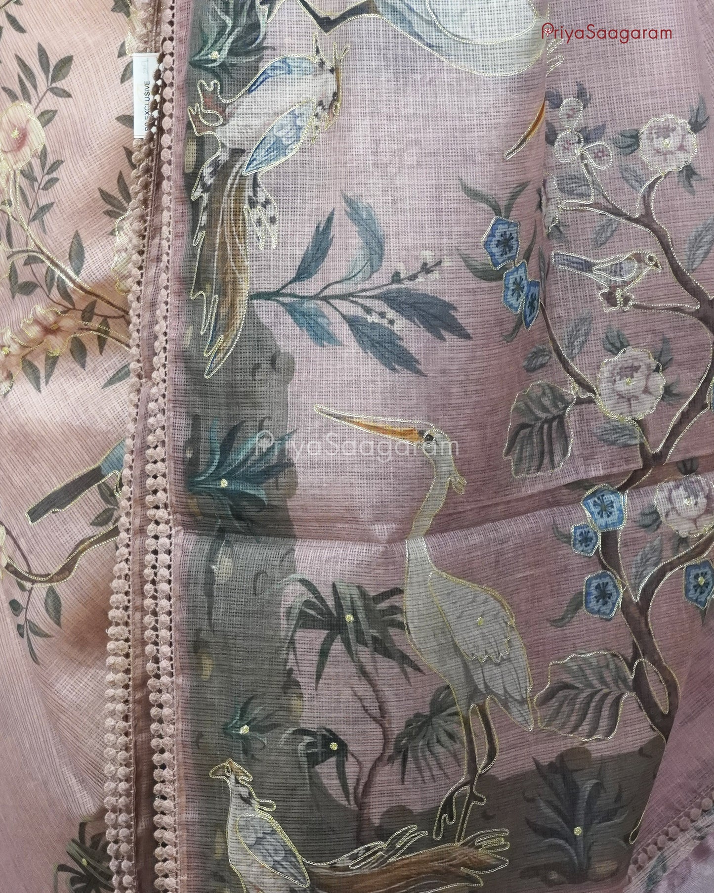 Coral Pink Vanasingaram Kota - PC3299