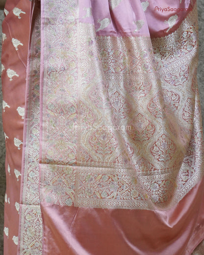 Pastel Pink Kuruvi Katan Silk - PC3641