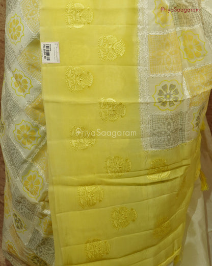 Light Yellow Chiniya Silk - PD1076