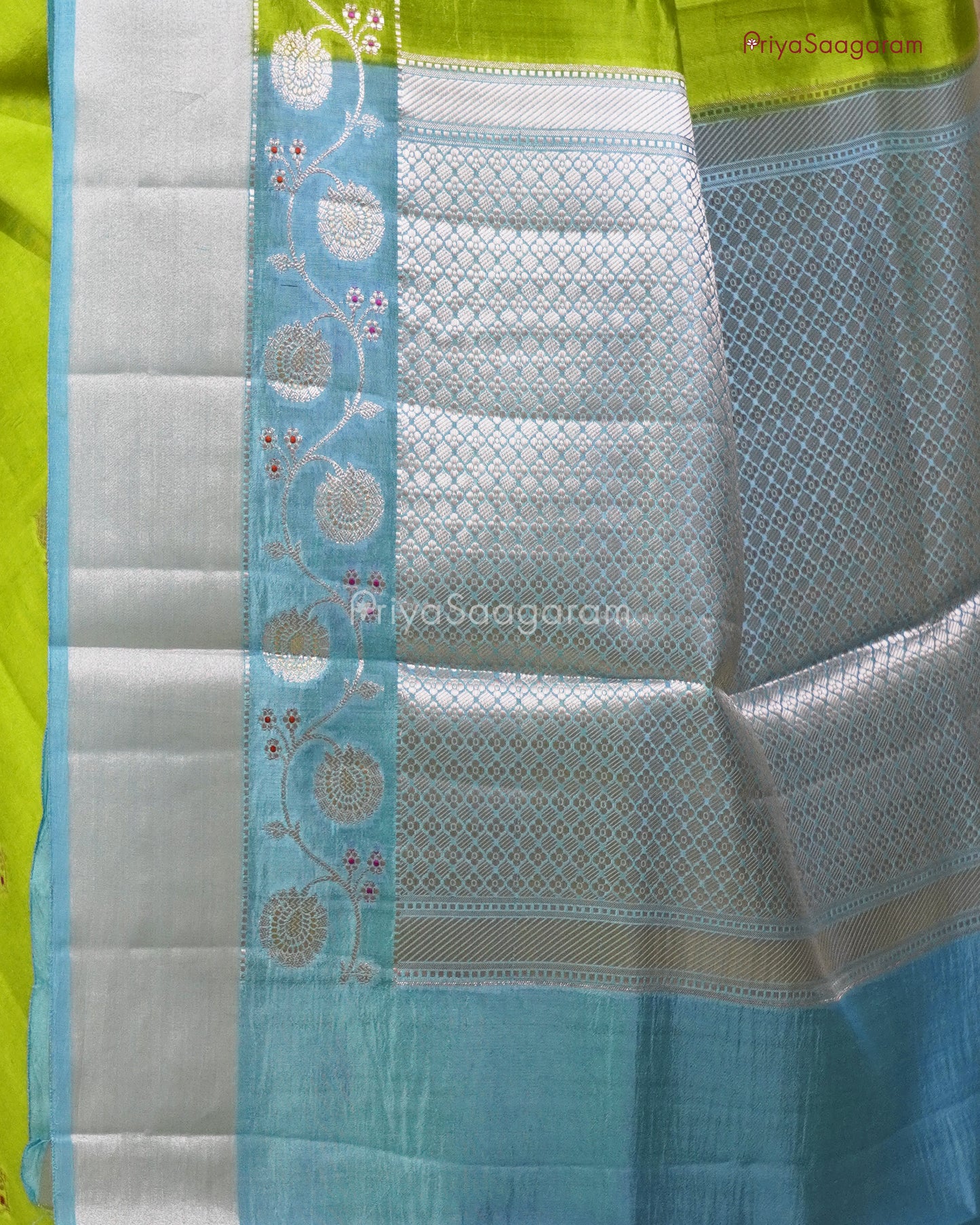 Shining Green Chiniya Silk - PC3199