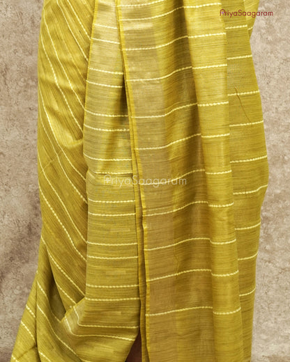 Yellow Embroidery Summer Cotton - PD71