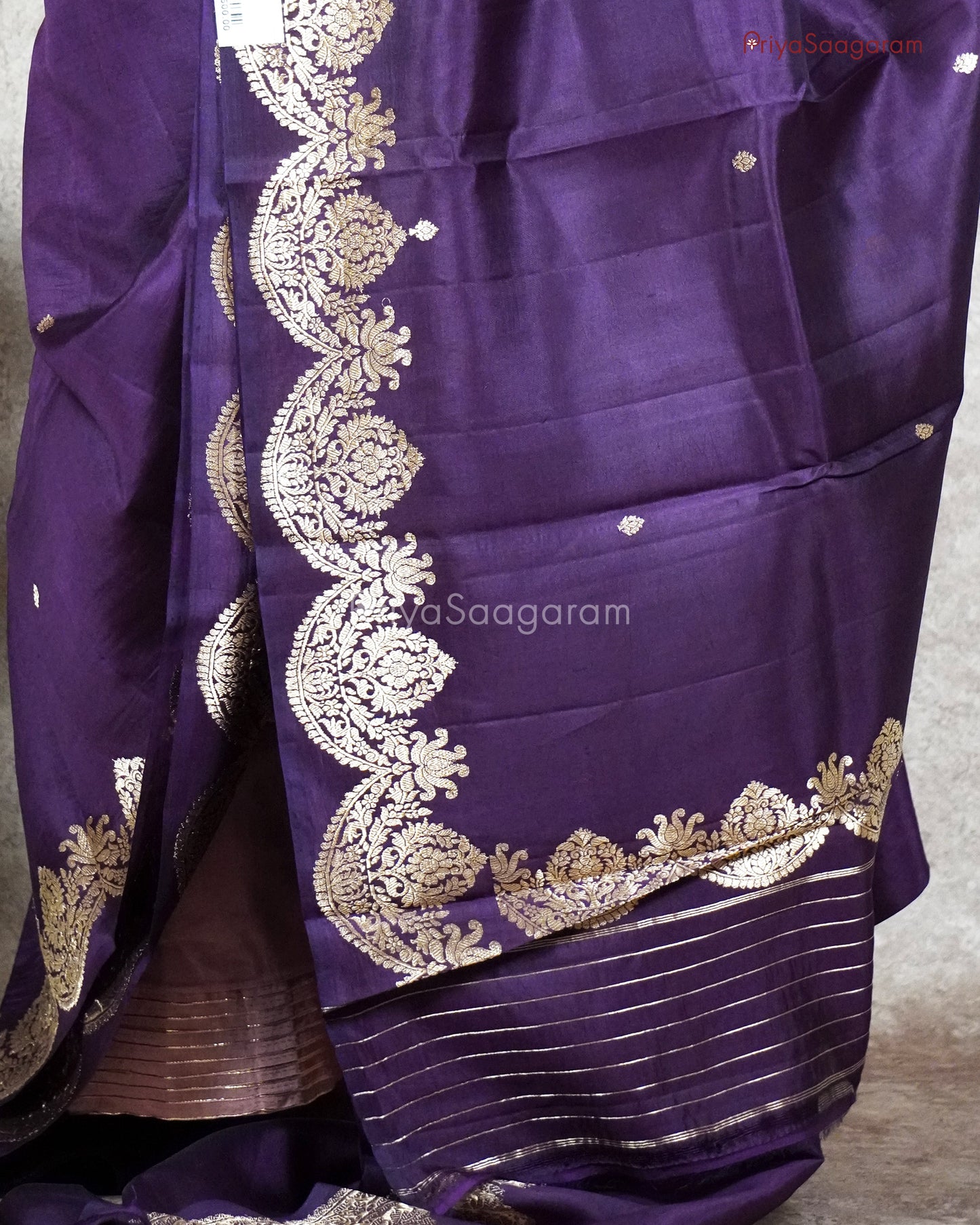 Deep Purple Raw Mango Silk - PC559
