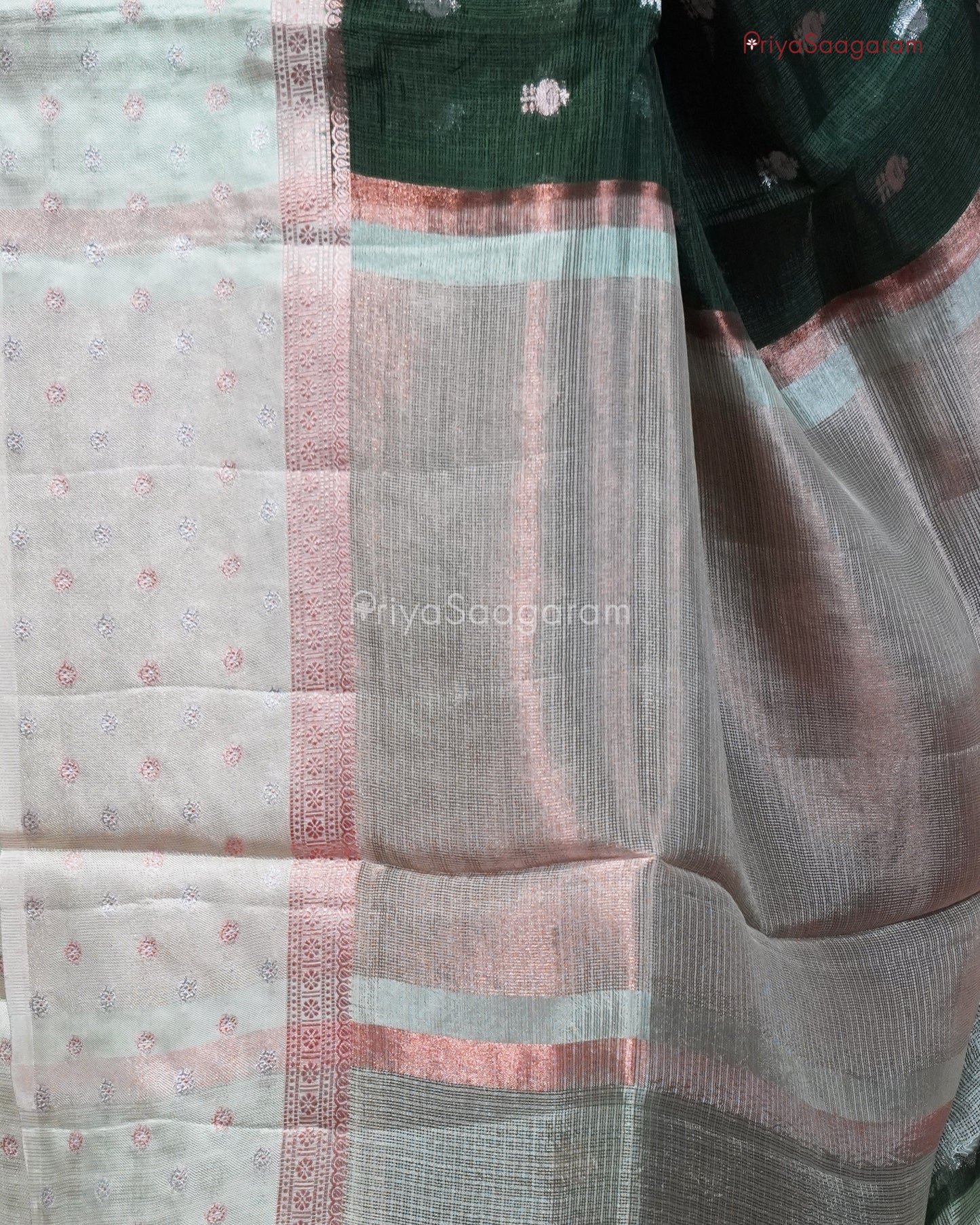 Dark Green Silk Kota - PC3224