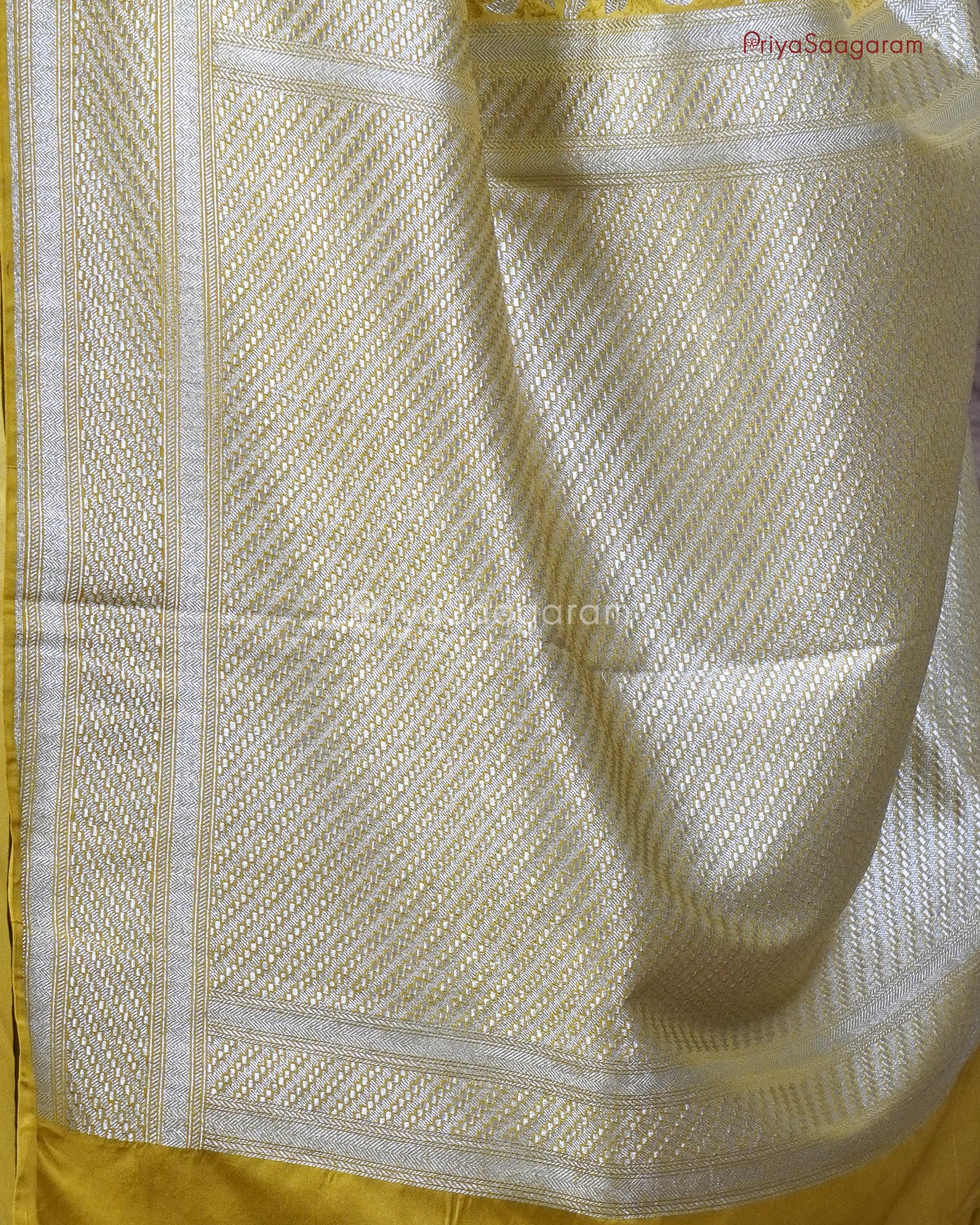 Shaded Yellow Katan Silk - PC3643