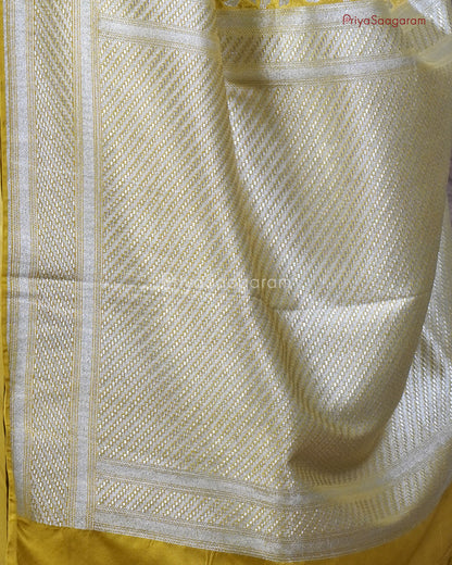 Shaded Yellow Katan Silk - PC3643