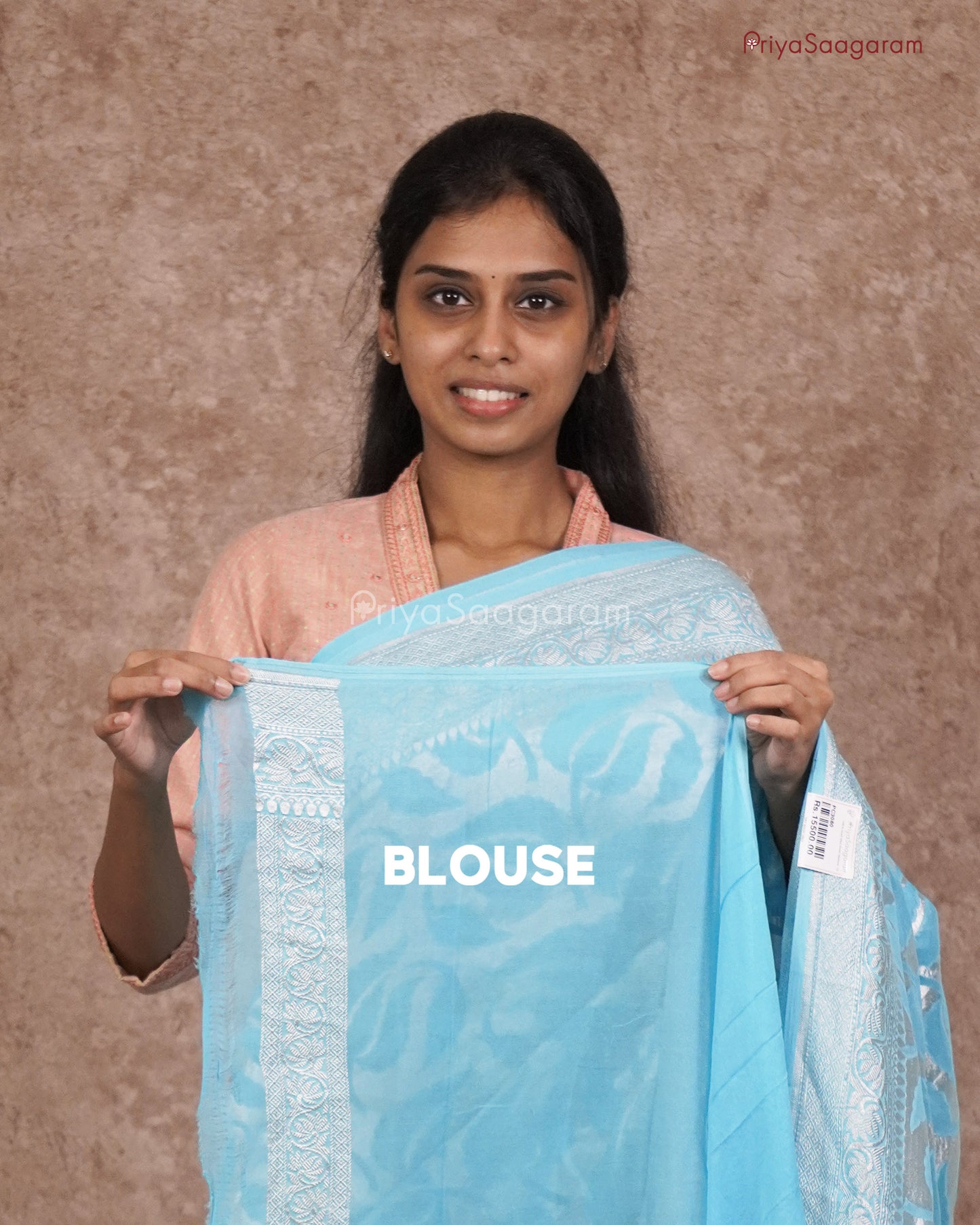 Sky Blue Georgette - PC3080