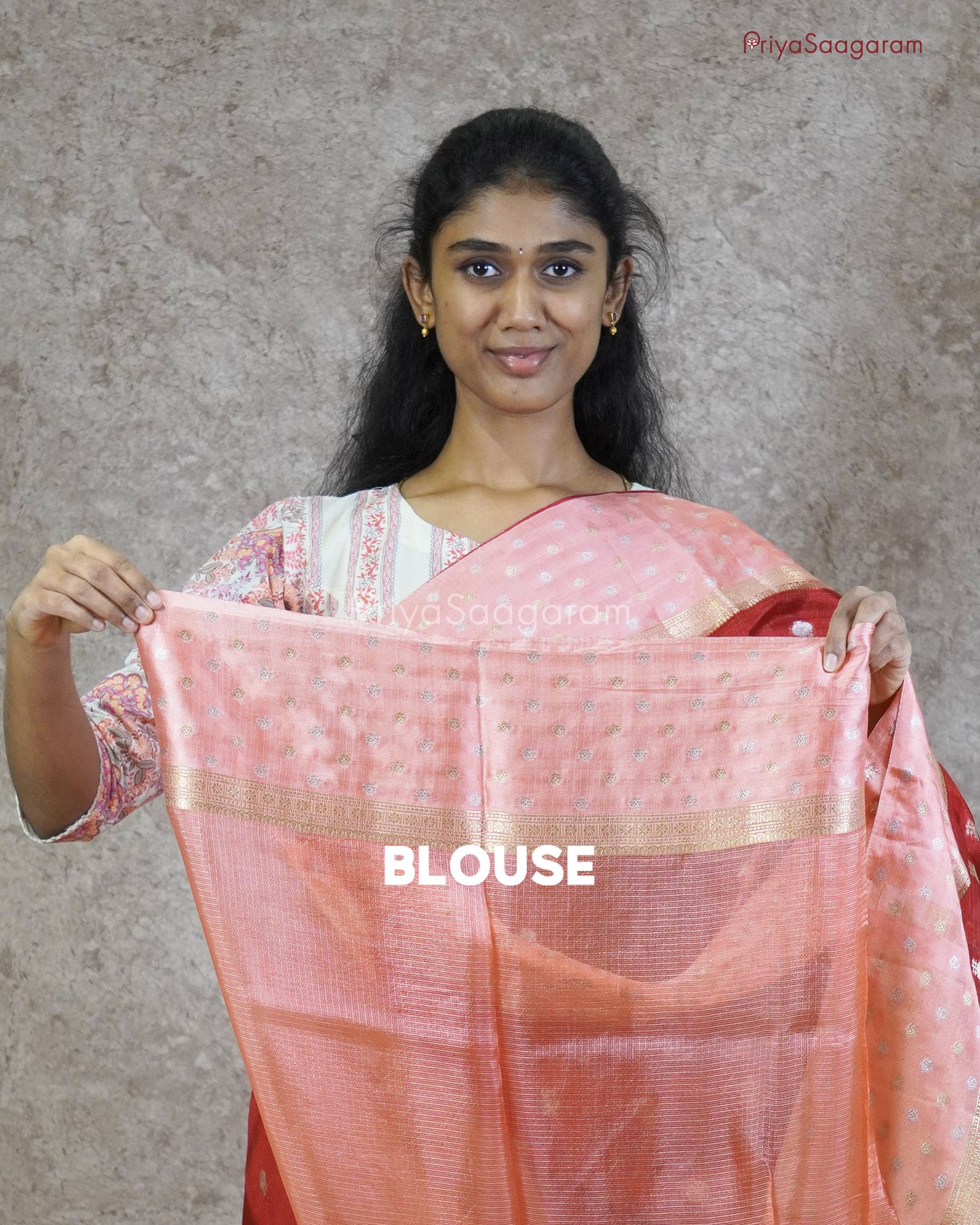 Bright Red Silk Kota - PC3223