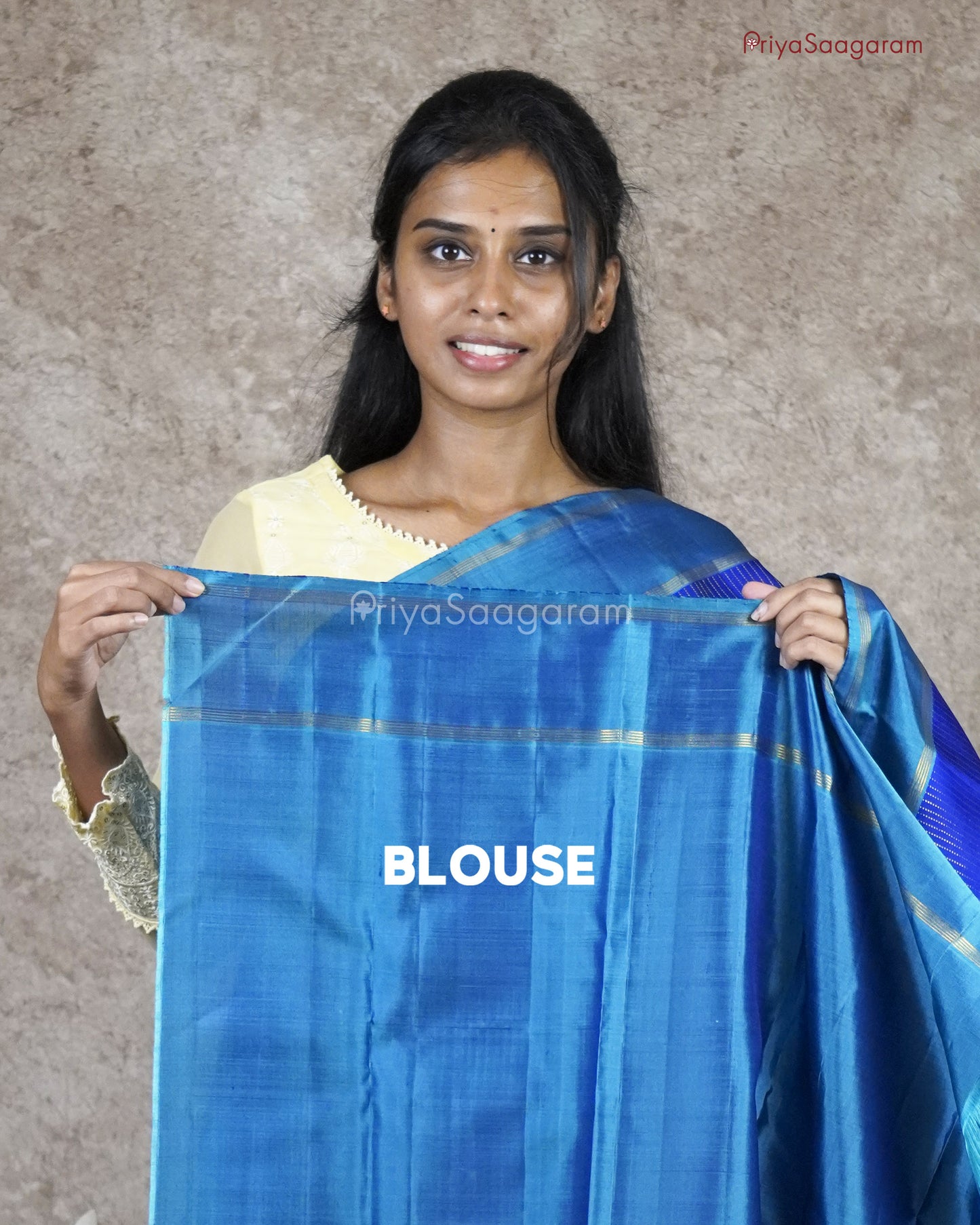 Indigo Blue Kanchipuram - M567