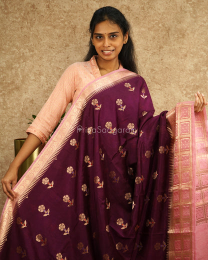 Naaval Pazham Purple Raw Mango Silk - PD4248