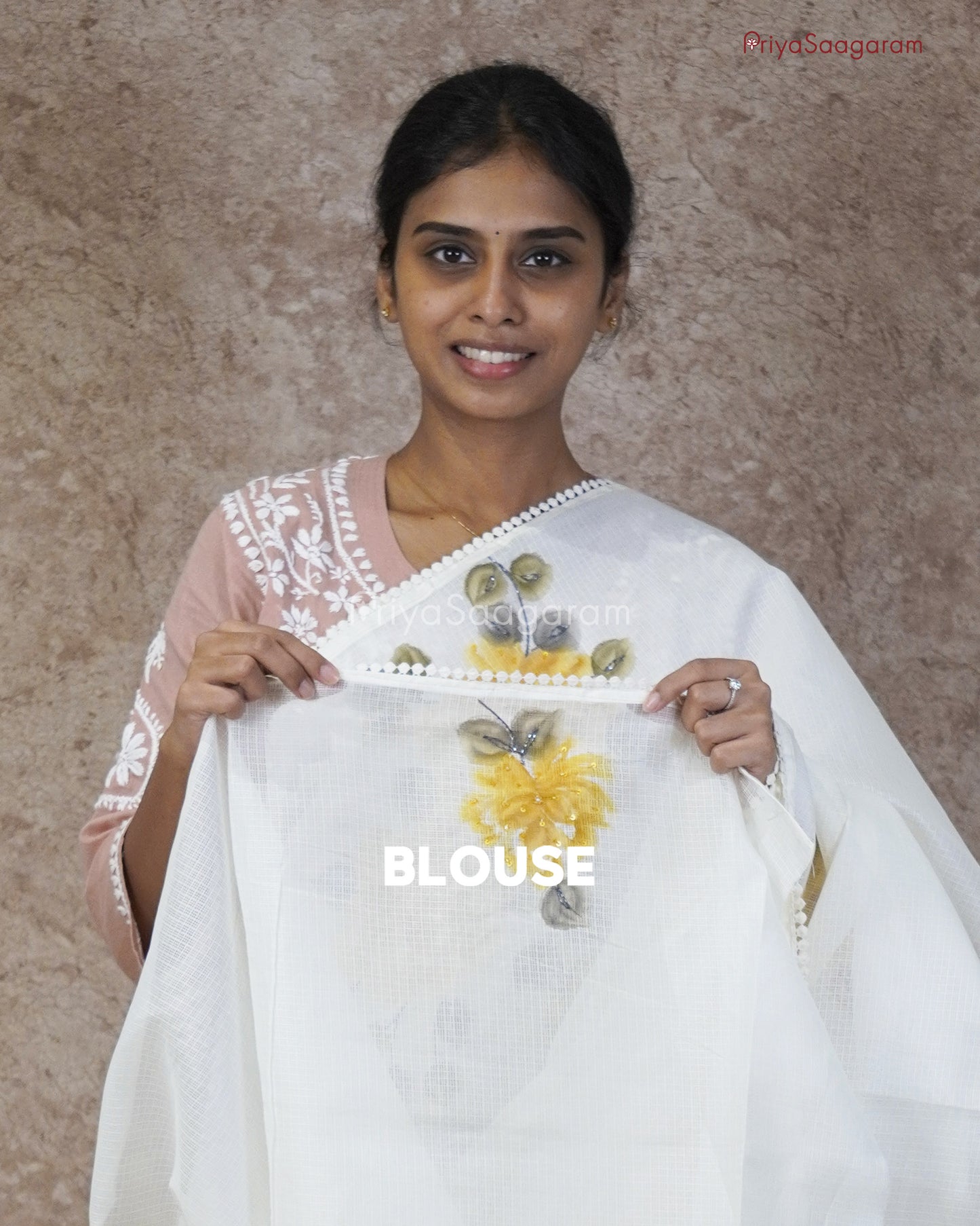 White Sequins Kota - PC3317