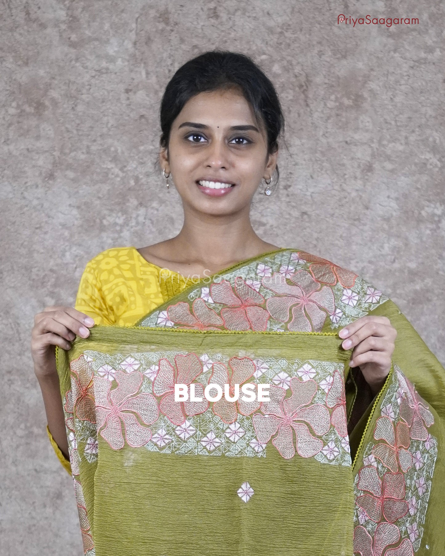 Mehndi Green Crush Tissue - PC2845