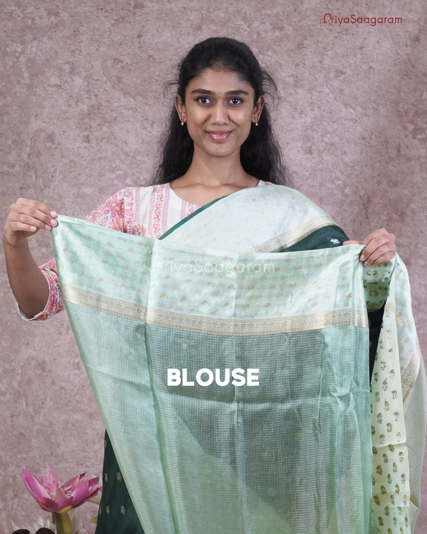 Dark Green Silk Kota - PC3224