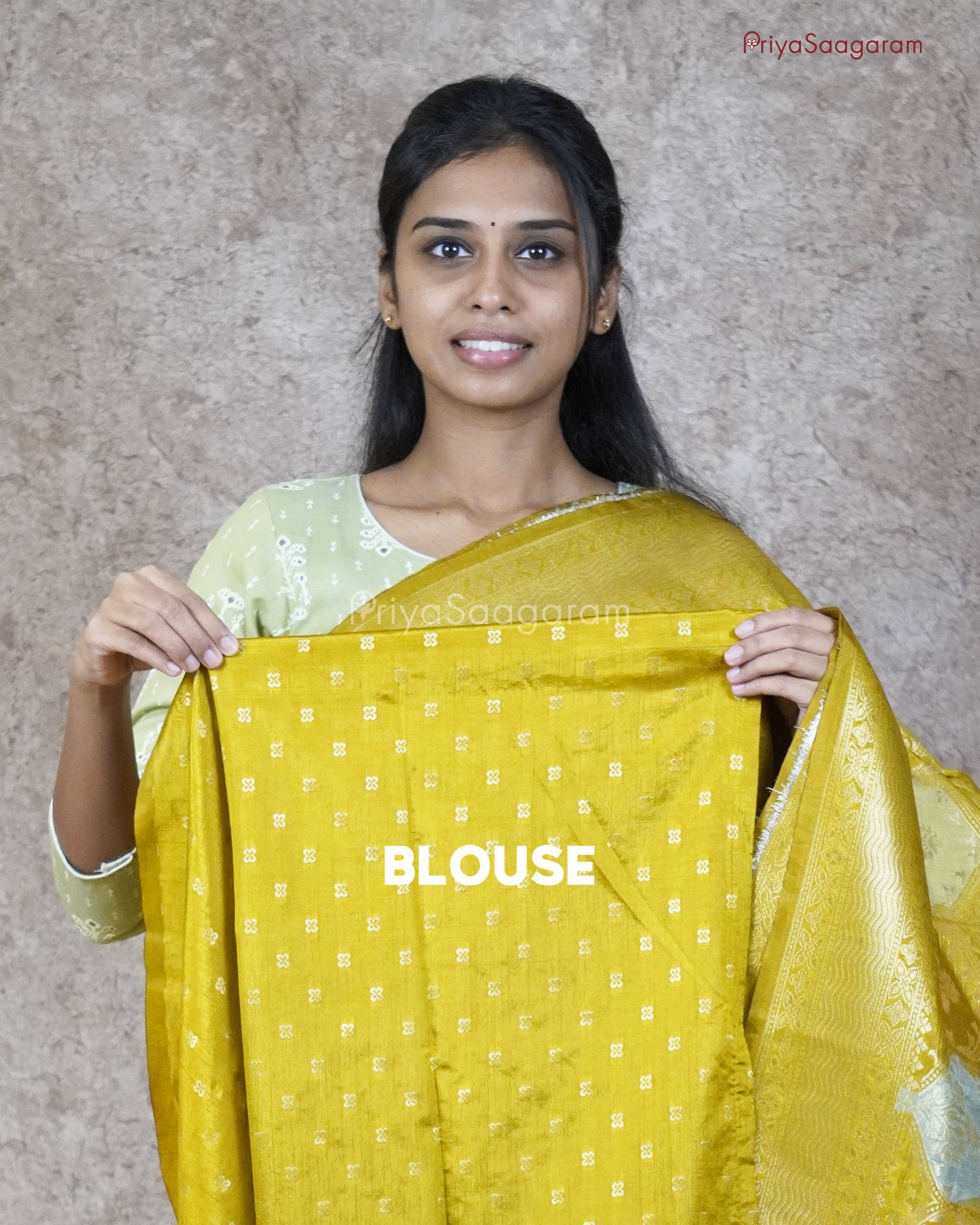 Yellowish Green Rangkat Banaras Silk - PC71