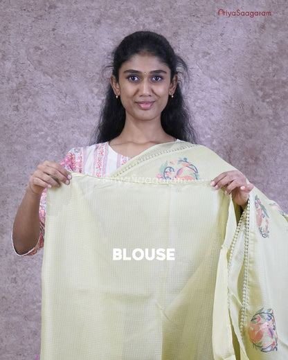 Green Embroidery Kota - PC3571