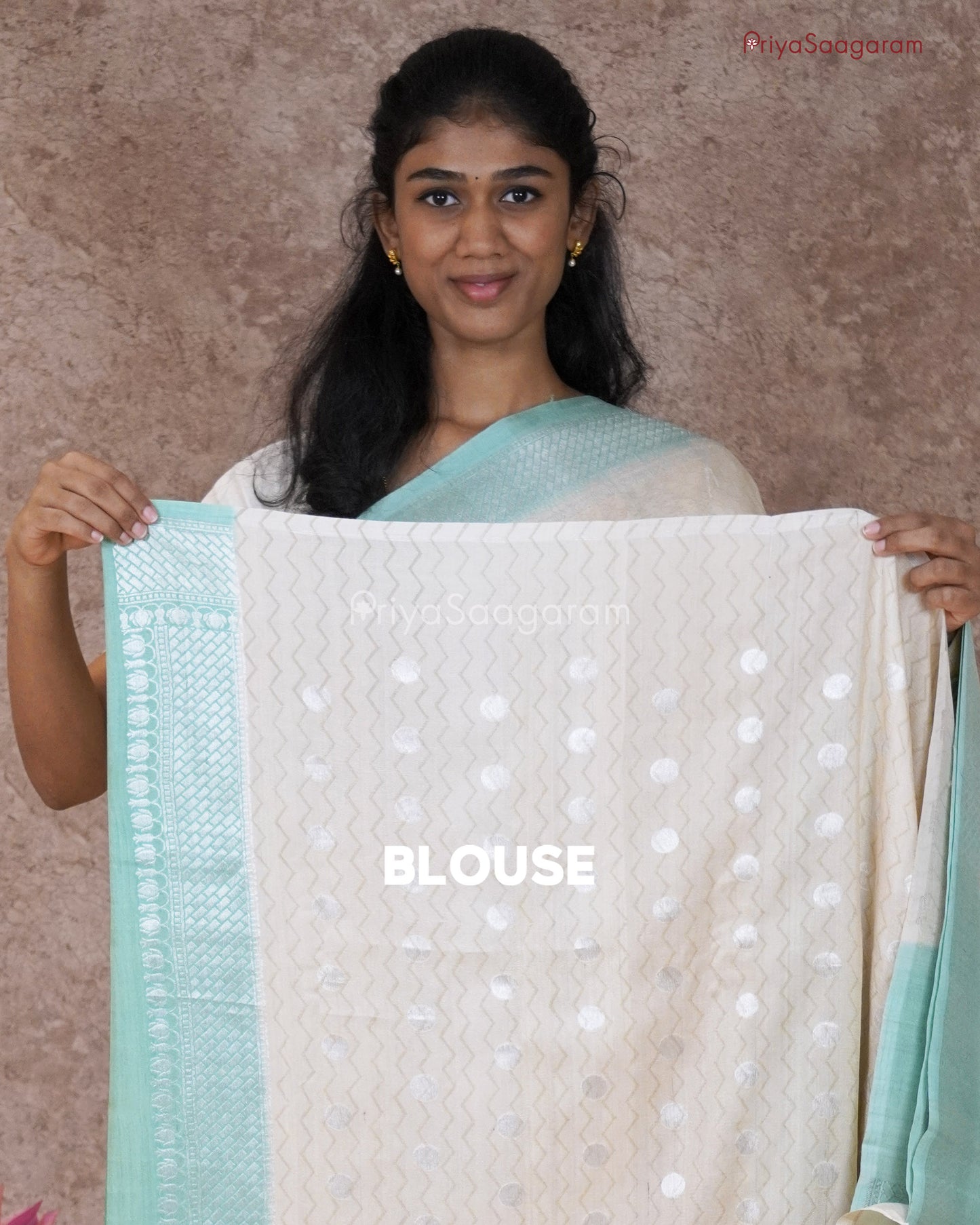 Dreamy Cream Organic Tussar - PC374