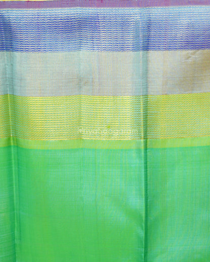 Honey Yellow Kanchipuram Silk - M9445