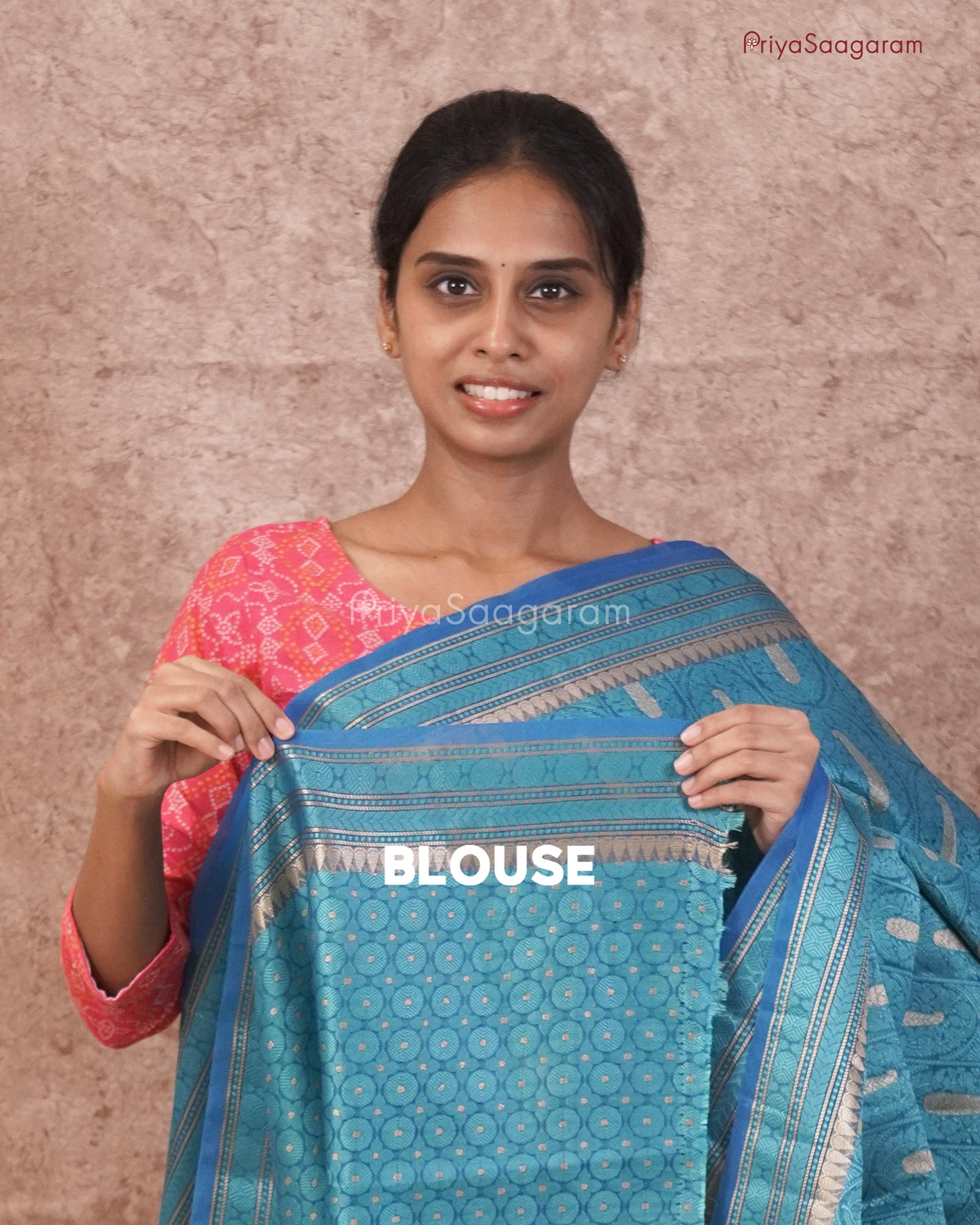 Bluish Green Muslin Silk - PD33