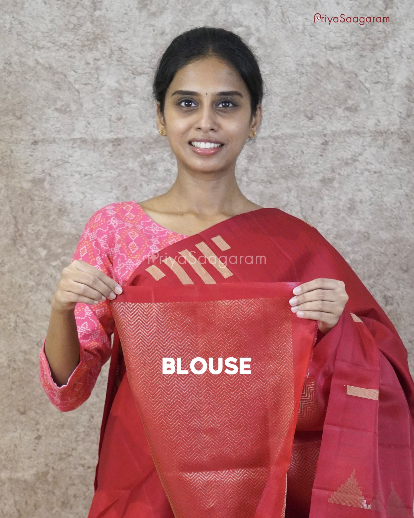 Rich Red Kora Soft Silk - PD152