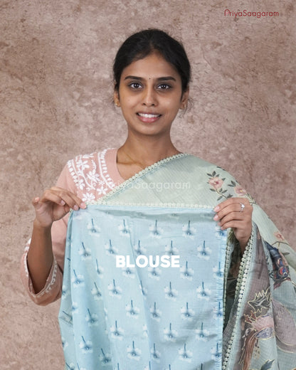 Powder Blue Vanasingaram Kota - PC3301